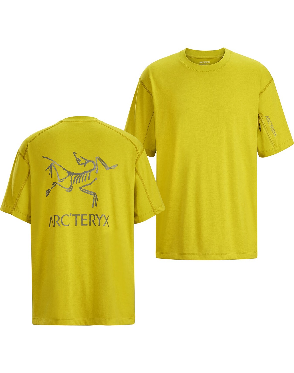 T-shirt Arc'teryx Copal Bird Uomo Gialle - IT-355376